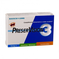 Bausch & lomb preservision 3 60 capsules
