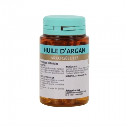 Arkopharma arkogélules huile d'argan elasticite de la peau 60 capsules