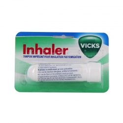 Vicks inhaler tampon imprégné pour inhalation par fumigation