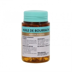 Arkopharma arkogelules huile de bourrache 60 capsules
