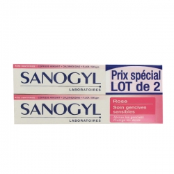 Sanogyl rose soin gencives sensibles 2 x 75 ml 