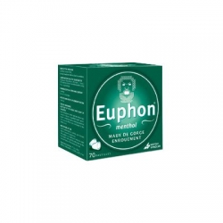 Euphon pastilles menthol 70 pastilles