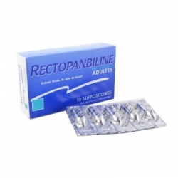 Rectopanbiline 10 Suppositoires adulte
