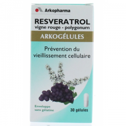 Arkogélules resveratrol 30 gélules