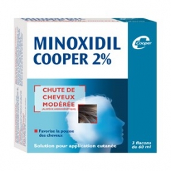 Minoxidil cooper 2% 3 flacons de 60ml