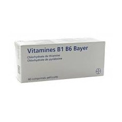 Vitamines b1 b6 bayer 40 comprimés