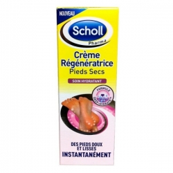 Scholl crème régénératrice pieds secs 60ml