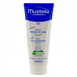 Mustela 2 en 1 cheveux et corps gel nettoyant 200ml