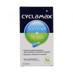 Cyclamax sommeil et stress 32 gélules