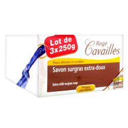 Rogé cavaillès savon surgras extra doux 250gx3