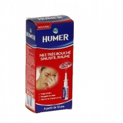 Humer nez très bouché sinusite rhume 15ml