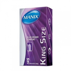 Manix king size 12 préservatifs