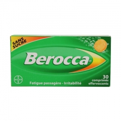 Berocca sans sucre 30 comprimés effervescents