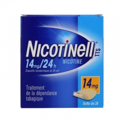 Nicotinell tts 14mg/24h dispositif transdermique 28 patchs