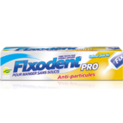 Fixodent pro crème anti-particules 40g