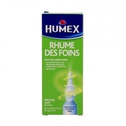 Humex rhume des foins à la beclometasone 1 flacon pulvérisateur en verre brun de 100 doses