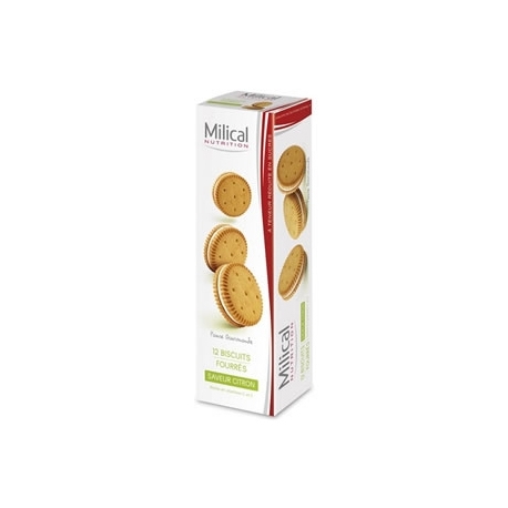 Milical nutrition saveur citron 12 biscuits