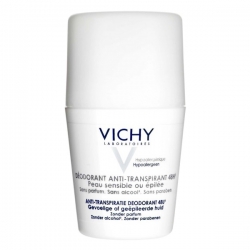 Vichy Déodorant Anti-Transpirant Bille 48H Peaux Sensibles ou Epilées 50ml