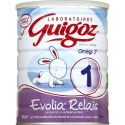 Guigoz evolia relais 1er âge 800g