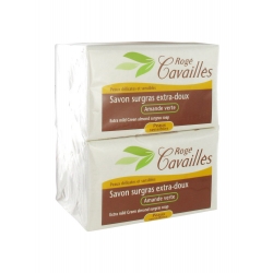 Rogé Cavaillès Savon Surgras Extra-Doux Amande Verte Lot de 3x250g + 1 Gratuit