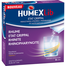 Humex lib état grippal 8 sachets