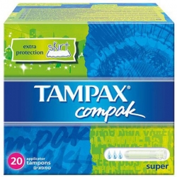 Tampax tampon compak super b/20