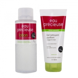 Eau precieuse coffret lotion 375 ml + gel nettoyant 150ml