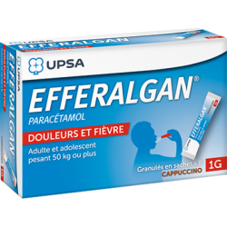 Efferalgan 1g Cappuccino granulés 8 sachets