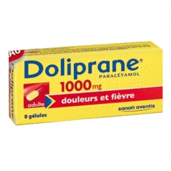 Dolipranecaps 1000mg 8 gélules