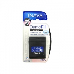 Inava dentofil black fil dentaire 50 m