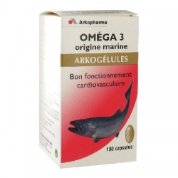 Arkopharma arkogélules oméga 3 origine marine 180 gélules