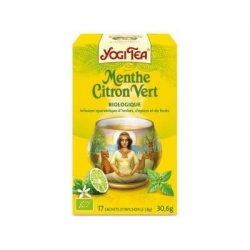 Yogi tea menthe citron vert 17 sachets