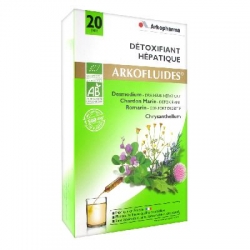 Arkopharma arkofluides détoxifiant hépatique 20 ampoules