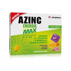 Azinc énergie max 30 comprimés