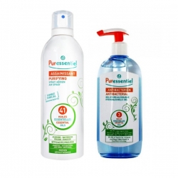 Puressentiel spray assainissant 500ml +1 Gel main offert