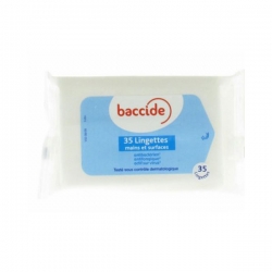 Baccide lingettes mains et surfaces x 35