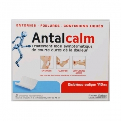 Antacalm 140mg 5 emplatres médicaux