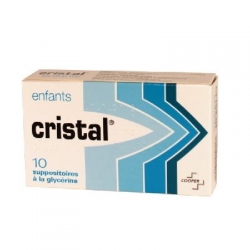 Cristal suppositoire enfant 10 suppositoires