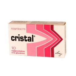 Cristal 10 suppositoires bébé