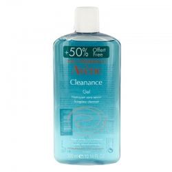 Avène cleanance gel nettoyant purifiant 200ml+50% offert