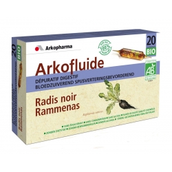 Arkopharma arkofluide radis noir bio 20 ampoules