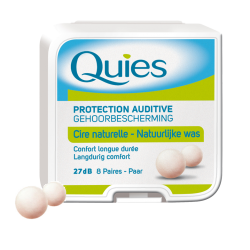 Quies boules de cire naturel 8 paires