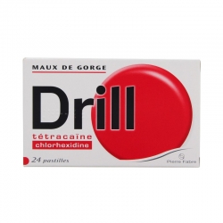 Drill maux de gorge 24 pastilles à sucer