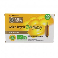 Arkopharma arko royal gelee royale bio 1500mg 20 ampoules